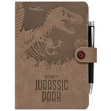 Grupo Erik Editores S. L. Jurassic Park bilježnica A5 tvrde korice s olovkom projektorom | shoptok.hr