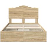  Postelja s shranjevanjem z vzglavjem Sonoma hrast 135 x 190 cm, (5000105794) | Shoptok.si