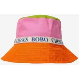 Bobo Choses Obojestranska bombažna otroška kapa roza barva