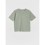Reserved majica z vezenjem - zelena | Shoptok.si