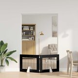  Vrata za pse s postoljem 2 pcs Crni hrast 80 x 60 cm | Eponuda.ba