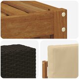  Set vanjskih sofa 9 kom. Prirodna i bež | shoptok.hr