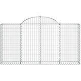 Lučne gabionske košare 12kom 200x30x100/120cm pocinčano željezo | shoptok.hr