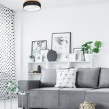  Brilagi - LED stropno svetlo BELLADONNA 3xE27/15W/230V prečnik 50 cm crna/borovina | Eponuda.com