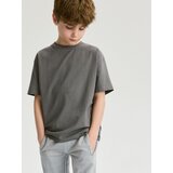 Reserved oversize bombažna majica - siva | Shoptok.si