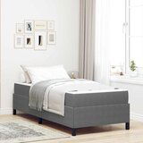 vidaXL Krevetna konstrukcija Ostalo Svjetlosiva 90 x 200 cm | shoptok.hr