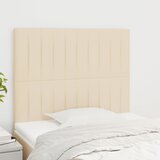  Uzglavlje krem boje 100x5x118/128 cm tkanina | shoptok.hr