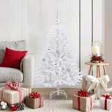  Umjetno božićno drvce s nogom Bijela 120 cm PVC i čelik | shoptok.hr