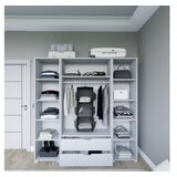 Hanah home Ormar Duru 1600-023, 170x183x45 cm, Bijela | Eponuda.ba