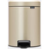 Brabantia Koš za odpadke s pedalom Newicon, 5L s plastičnim vložkom - Champagne Cene