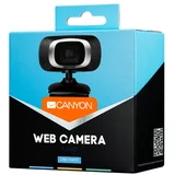 Canyon 720P HD webcam with USB2.0. connector, 360° rotary view scope, 1.0Mega pixels, Resolution 1280*720, viewing angle 60°, cable length 2.0m, Black, 62.2x46.5x57.8mm, 0.074kg - CNE-CWC3N