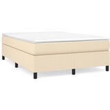  Okvir za krevet s oprugom krem 140 x 190 cm od tkanine | Eponuda.com