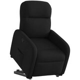 vidaXL Naslonjač na podizanje od tkanine crni | shoptok.hr