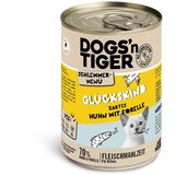 Dogs'n Tiger Varčno pakiranje gurmanski meni 12 x 400 g - Piščanec s postrvjo I za mladičke | Shoptok.si