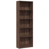 vidaXL Knjižna omara rjavi hrast 60x24x176 cm inženirski les | Shoptok.si