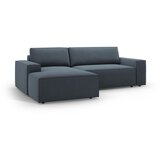 Micadoni Modra raztegljiva kotna sedežna garnitura (levi kot) Jodie – Home | Shoptok.si