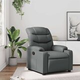 vidaXL Počivalnik sivo umetno usnje | Shoptok.si