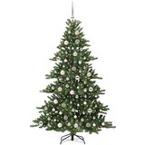  Umjetno božićno drvce s nogom Zelena 180 cm PVC i čelik | shoptok.hr