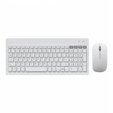 Platinet tastatura + mouse OKM2658 w bela Cene