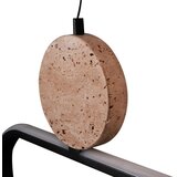  LED luster na sajli FLORENTYNA LED/48W/230V 4000K crna/bež | Eponuda.com