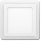 Ecolite DUO-S18W - DUO LED ugradna plafonska svetiljka LED/18W/230V + LED/6W Cene