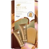 Dove Glow & Go Gradual Self-Tan Gift Set komplet za popolno zagorelost | Shoptok.si