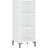  Komoda sjajna bijela 34,5 x 32,5 x 90 cm od konstruiranog drva | shoptok.hr