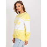 FANCY Sweatshirt-FA-BL-7699.04P-white-yellow | Shoptok.si