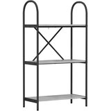vidaXL Knjižna polica Siva sonoma 60 x 30 x 109 cm Konstruiran les | Shoptok.si