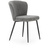Marckeric Sivi jedilni stoli iz rebrastega žameta v kompletu 4 ks Megan – | Shoptok.si