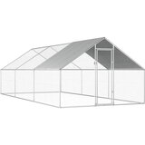 vidaXL Zunanji kokošnjak 2,75x6x1,92 m pocinkano jeklo Cene