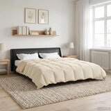  Ljetni pokrivač Šonerisan Krema 240 x 260 cm Mikrovlakna - Krema 260 x 240 cm | shoptok.hr