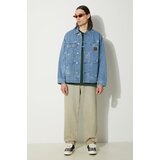 Carhartt WIP Jopica Stamp Jacket UNISEX Stamp Print/ Blue Bleached M | Shoptok.si