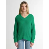 Big Star Woman's V-neck_sweater Sweater 161030 Wool-301