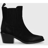 Answear Lab Kavbojski škornji ženski, črna barva