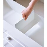 YAMAZAKI Bela kovinska omara za otroške čevlje 74,5x74,5x22 cm Tower – | Shoptok.si
