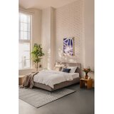 Bonami Selection Tapecirani bračni krevet taupe boje s madracem/letvičastim okvirom 160x200 cm Noira Slim - | shoptok.hr