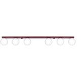 Sollux Lighting Stropna svetilka YOLI 6 burgund, (5000352323) | Shoptok.si