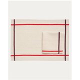 Kave Home Podmetač 2 kom od mješavine lana 35x50 cm Delma – | shoptok.hr