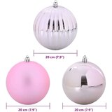  Set Božićnih Ukrasnih Kuglica 4 pcs Ružičasta | shoptok.hr