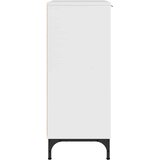 vidaXL Strani šal Bela z visokim sijajem 69.5 x 33 x 82 cm | Shoptok.si