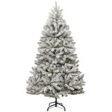  Umjetno božićno drvce sa šarkama i snijegom 210 cm | shoptok.hr