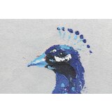  Slikana slika na platnu paun 60x120 cm | ePonuda.com