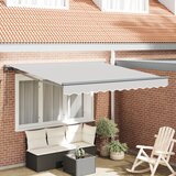 vidaXL Polu-kasetna tenda okvir ručno upravljan metal | shoptok.hr