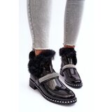 S. BARSKI Women's Flat Heel and Platform Ankle Boots Black Linestta | shoptok.hr