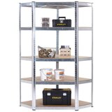 Homezone kotni regal z visoko nosilnostjo noah, srebrna | Shoptok.si