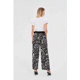 Marisse Viscose Trousers With A Belt, Black | shoptok.hr