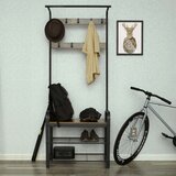  Stojna vešalica NAVOR braon/crna | Eponuda.com