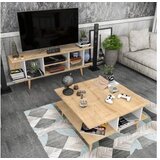 Hanah home sto za dnevnu sobu akya oak white