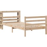 vidaXL Okvir kreveta bez madraca 90 x 190 cm od masivne borovine Cijene